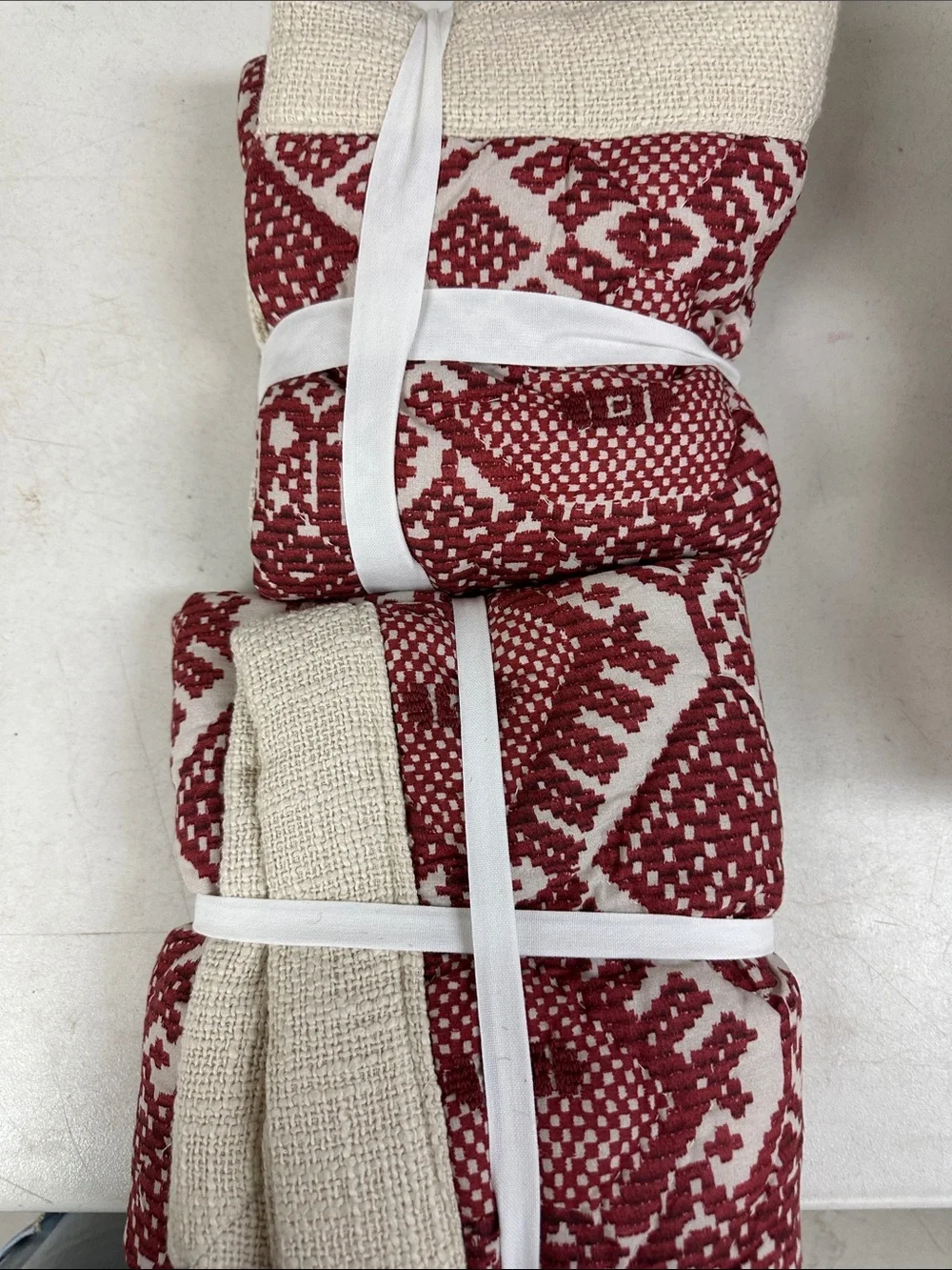 NWT Pottery Barn Fez standard reversible shams (2)
